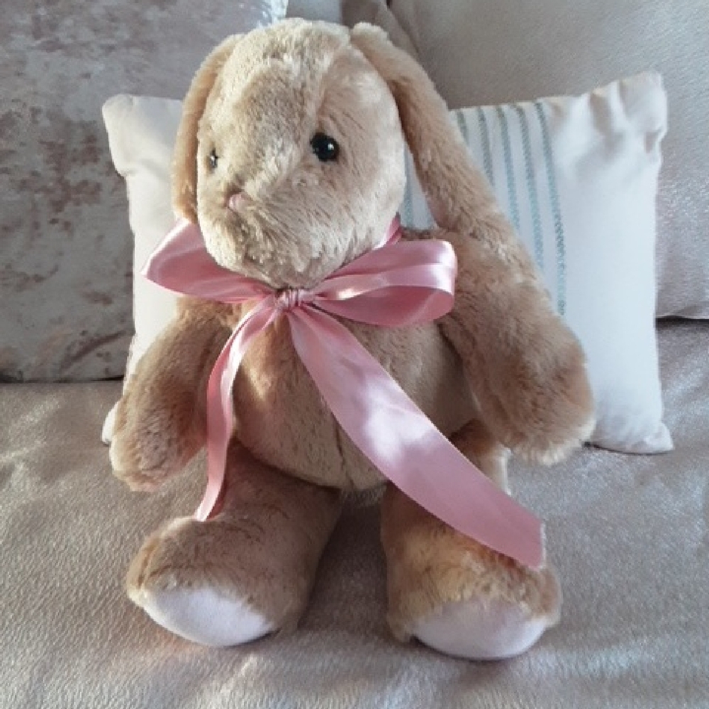 Build-A-Bear Brown Plush with Pink Bow